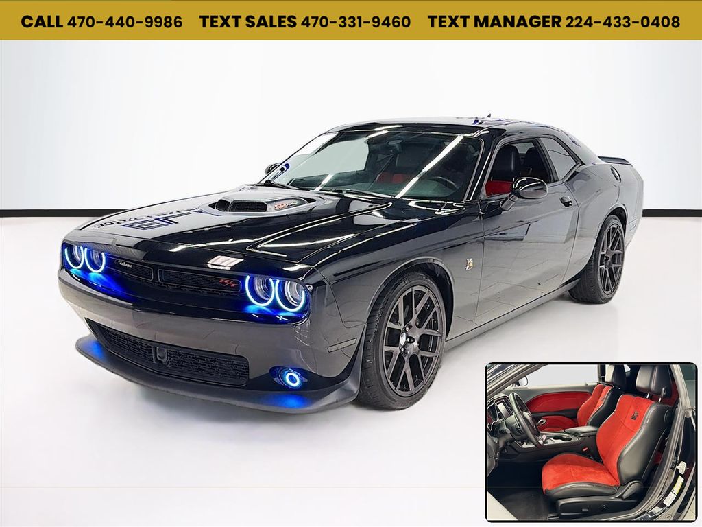 2016 Dodge Challenger 392 SHAKER SCAT PACK! RED GUTS! BEST SPEC!  LED UPGRADES - 23032416 - 0