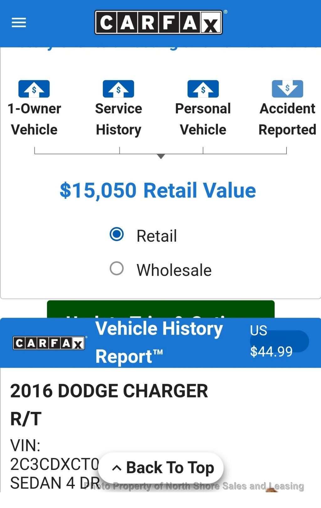 2016 Dodge Charger 4dr Sedan R/T RWD - 22481867 - 6