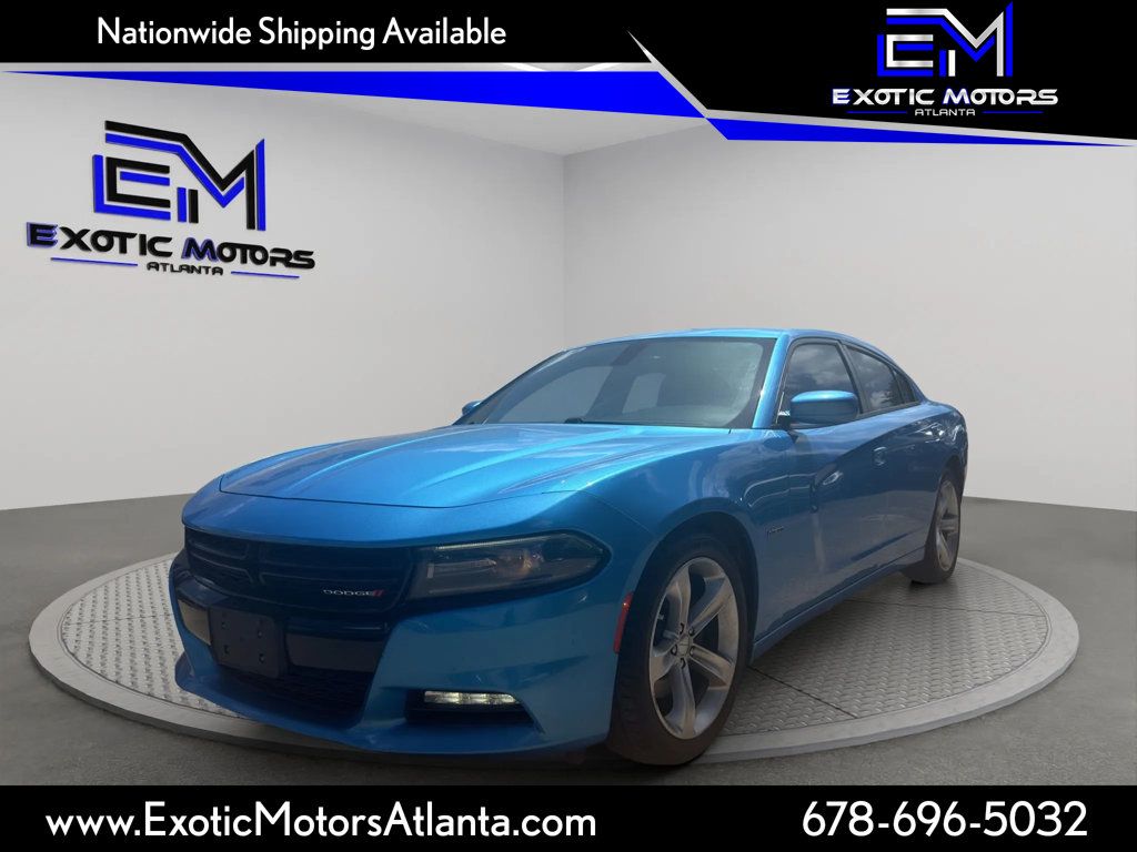 2016 Dodge Charger R/T 5.7L V8!!, BLUETOOTH, BACKUP CAM, SPOILER, TOUCH SCREEN!!! - 23041929 - 0