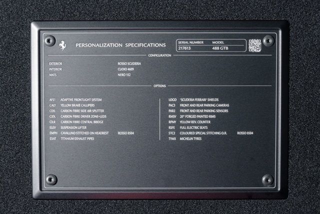 2016 Ferrari 488 GTB 2dr Coupe - 22912603 - 44