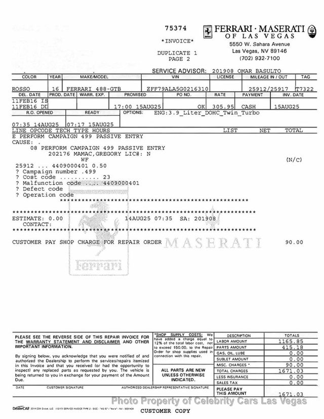 2016 Ferrari 488 GTB 2dr Coupe - 22907178 - 9