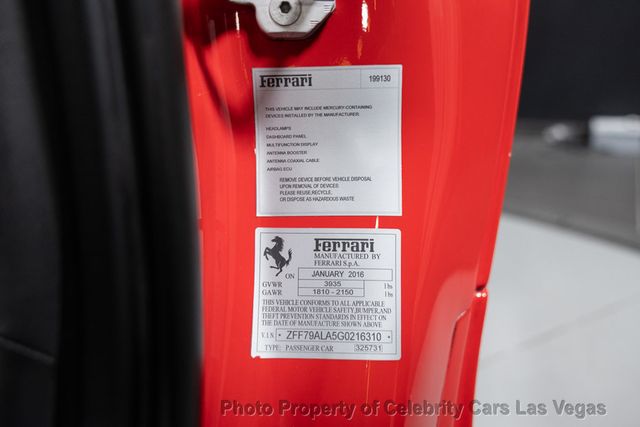 2016 Ferrari 488 GTB 2dr Coupe - 22907178 - 27