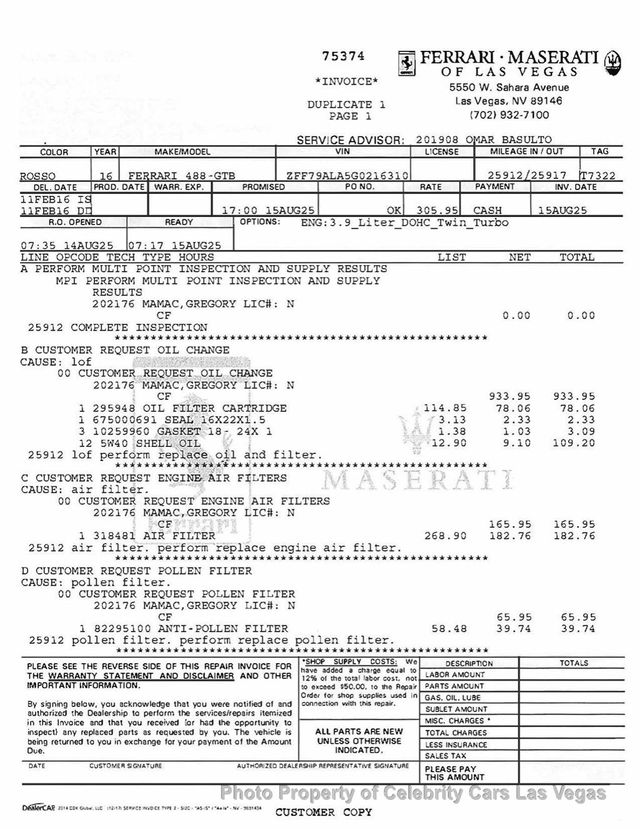 2016 Ferrari 488 GTB 2dr Coupe - 22907178 - 8