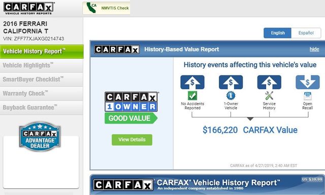 2016 Ferrari CALIFORNIA T CALIFORNIA T - 18873090 - 10