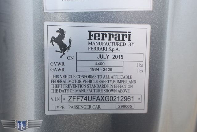 2016 Ferrari F12berlinetta 2dr Coupe - 22497183 - 44