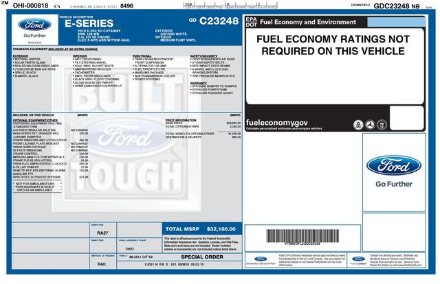 2016 Ford Econoline Commercial Cutaway E350 Super Duty  - 22112310 - 8