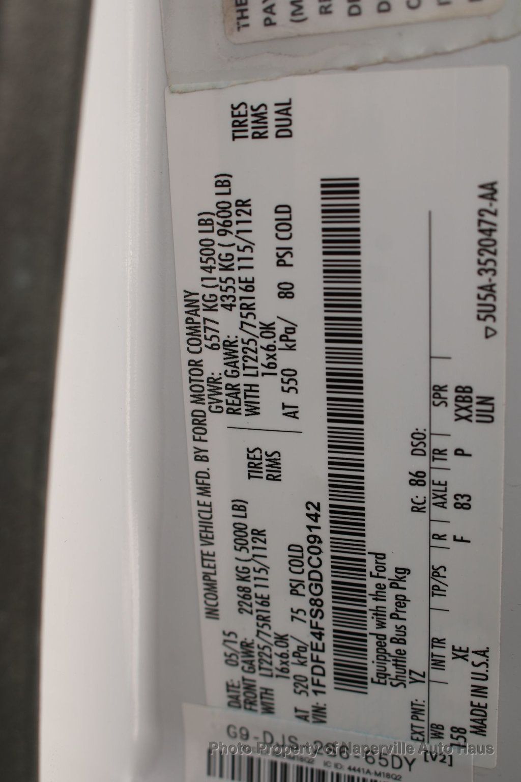 2016 FORD E-450 - Image 20