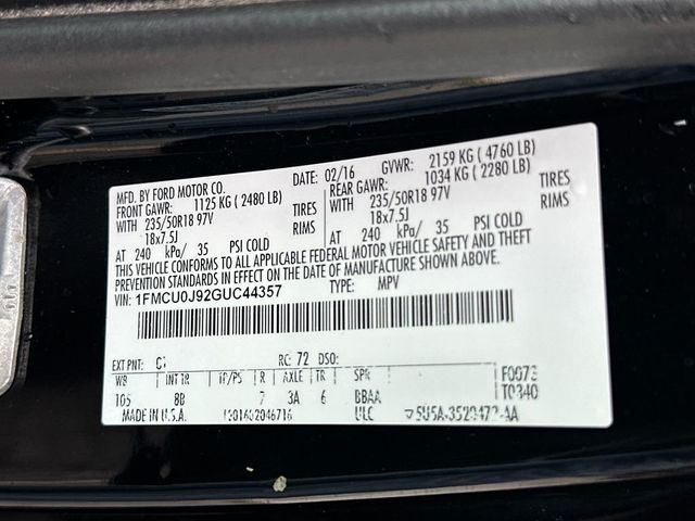 2016 Ford Escape FWD 4dr Titanium - 23013666 - 21