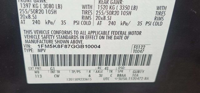 2016 Ford Explorer 4WD 4dr Limited - 22983751 - 11