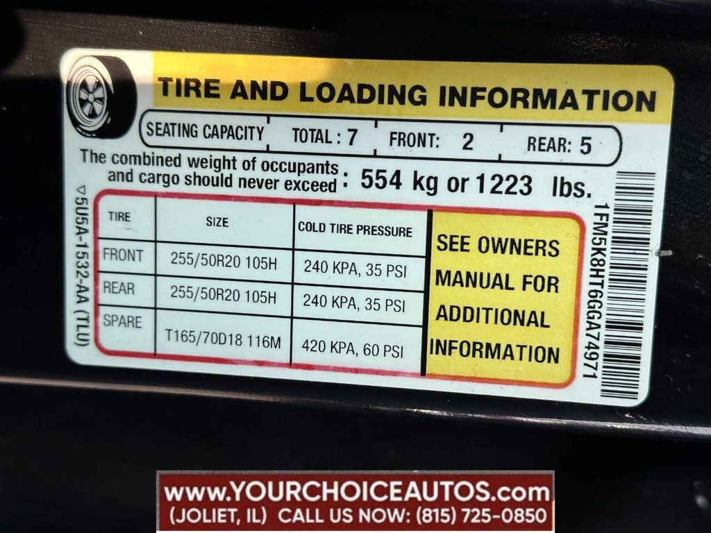 2016 Ford Explorer 4WD 4dr Platinum - 22861312 - 17