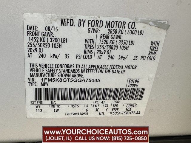 2016 Ford Explorer 4WD 4dr Sport - 22681634 - 14