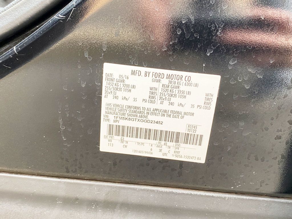 2016 Ford Explorer 4WD 4dr Sport - 22992834 - 16