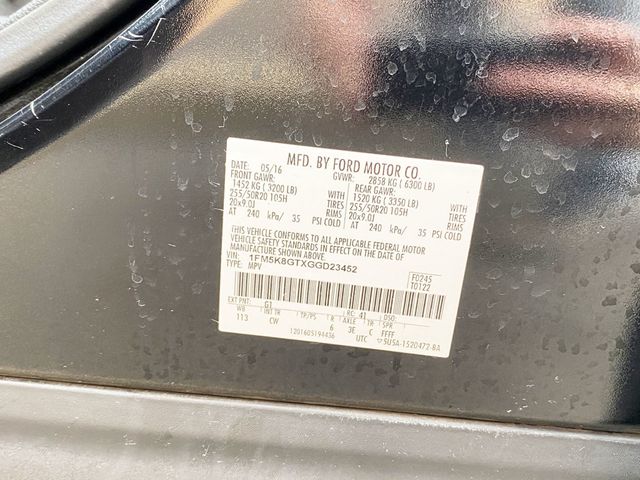 2016 Ford Explorer 4WD 4dr Sport - 22992834 - 16