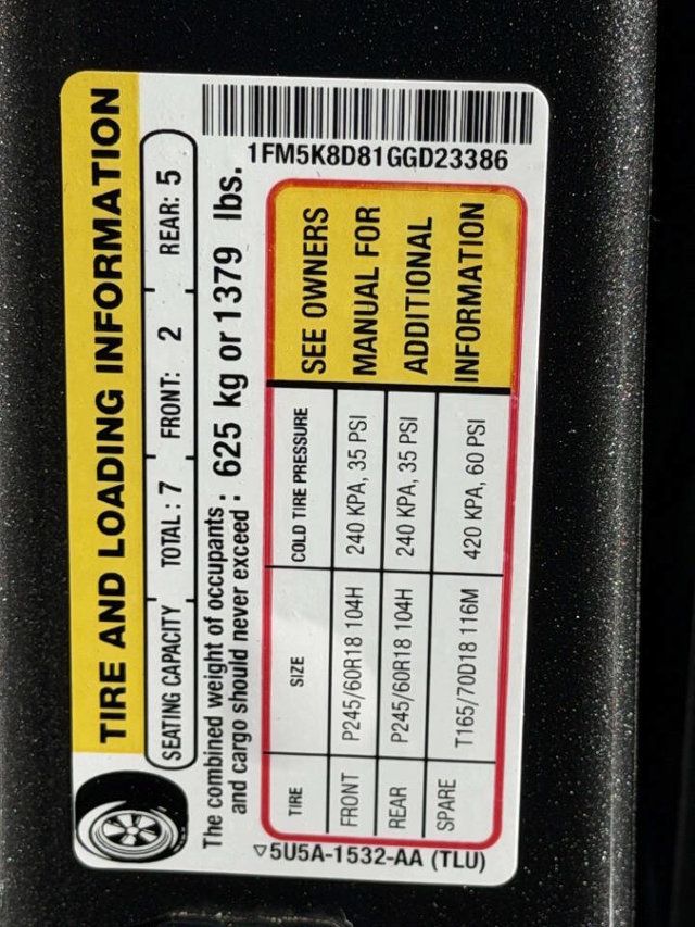 2016 Ford Explorer 4WD 4dr XLT - 22963903 - 17