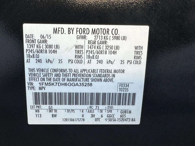 2016 Ford Explorer FWD 4dr XLT - 22972937 - 27