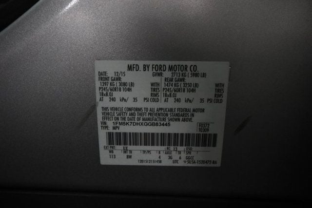 2016 Ford Explorer FWD 4dr XLT - 22348805 - 24