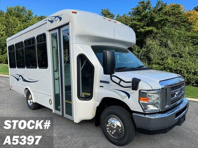 2016 Ford E-350 Cutaway Non-CDL Shuttle Bus 42K Miles For Adults Church Senior & Group Transportation - 22917850 - 0