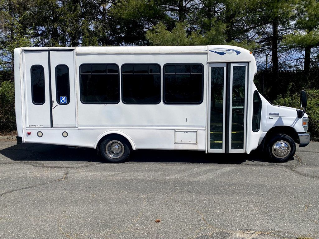 2016 Ford E-350 Cutaway Non-CDL Wheelchair Shuttle Bus For Adult Handicap Accessible Transportation - 22933367 - 1