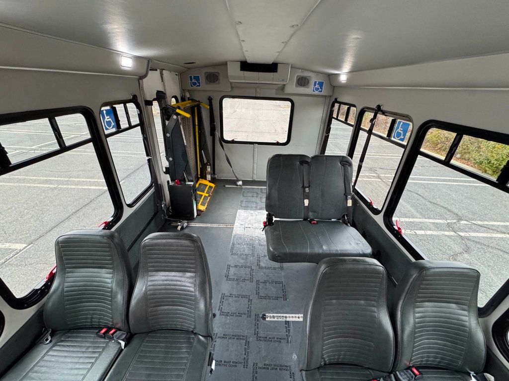 2016 Ford E-350 Cutaway Non-CDL Wheelchair Shuttle Bus For Adult Handicap Accessible Transportation - 22933367 - 24