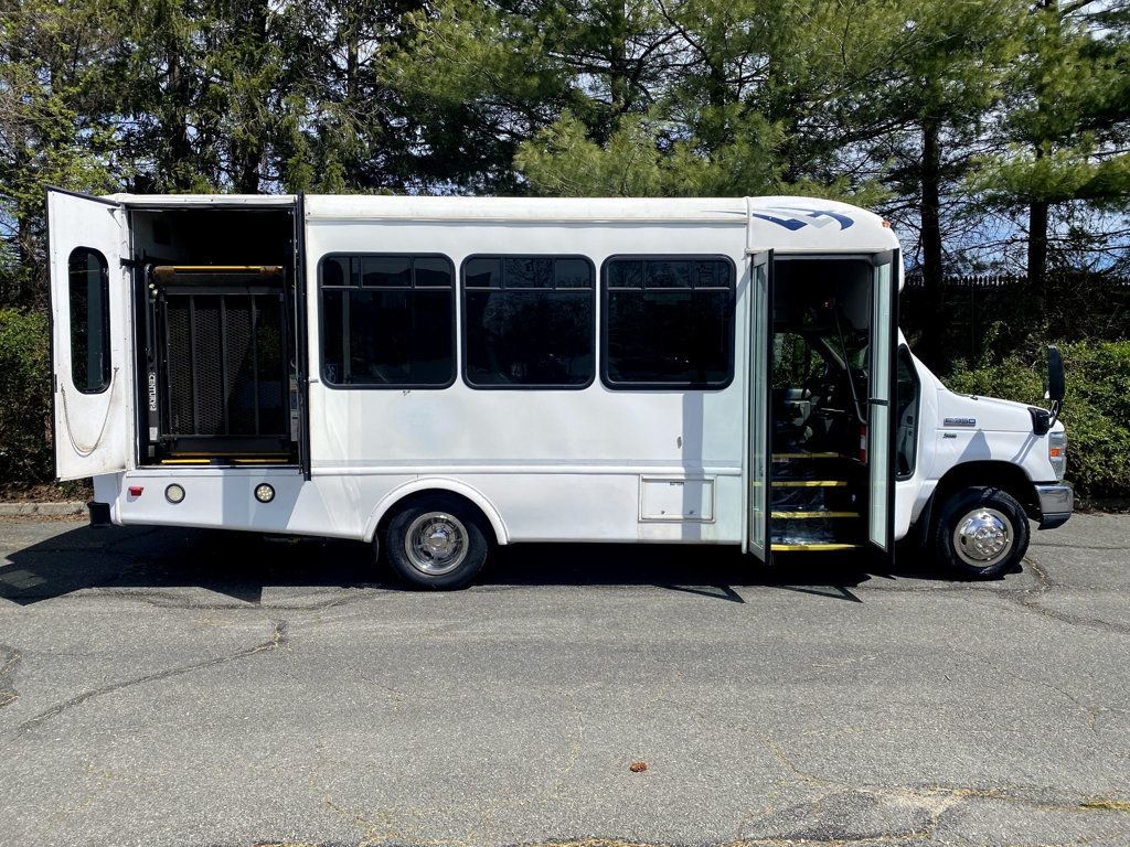 2016 Ford E-350 Cutaway Non-CDL Wheelchair Shuttle Bus For Adult Handicap Accessible Transportation - 22933367 - 2