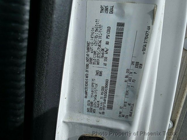 2016 Ford E-450 Cutaway E450 SUPER DUTY CUTAWAY VAN - 22990115 - 19