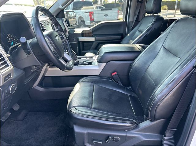 2016 Ford F150 SuperCrew Cab LARIAT 5.0L NAV BACK UP CAM 1 OWNER CLEAN - 23065142 - 22