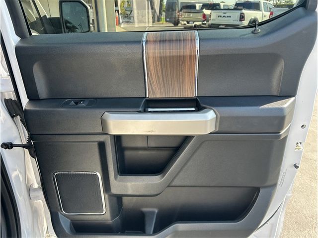 2016 Ford F150 SuperCrew Cab LARIAT 5.0L NAV BACK UP CAM 1 OWNER CLEAN - 23065142 - 30