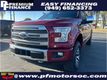 2016 Ford F150 SuperCrew Cab PLATINUM 4X4 ECOBOOST NAV BACK UP CAM 1 OWNER - 23081399 - 0