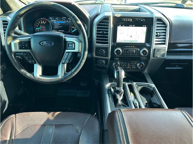 2016 Ford F150 SuperCrew Cab PLATINUM 4X4 ECOBOOST NAV BACK UP CAM 1 OWNER - 23081399 - 26