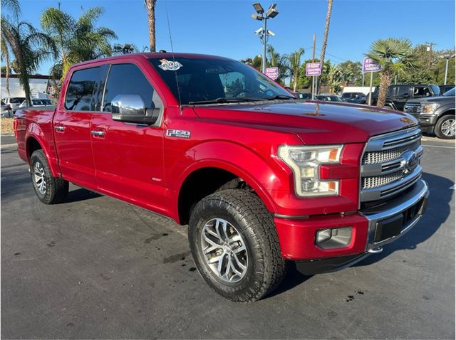 2016 Ford F150 SuperCrew Cab PLATINUM 4X4 ECOBOOST NAV BACK UP CAM 1 OWNER - 23081399 - 2