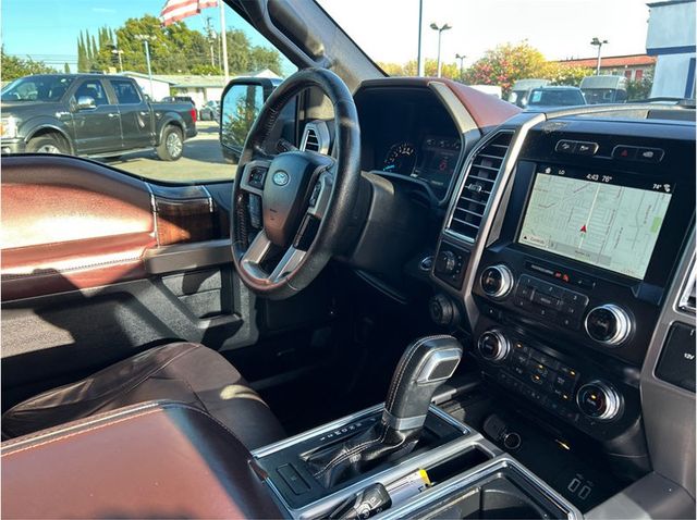 2016 Ford F150 SuperCrew Cab PLATINUM 4X4 ECOBOOST NAV BACK UP CAM 1 OWNER - 23081399 - 33