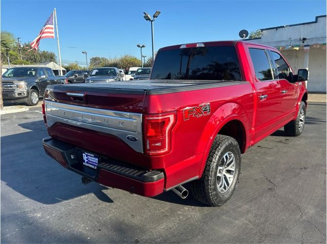 2016 Ford F150 SuperCrew Cab PLATINUM 4X4 ECOBOOST NAV BACK UP CAM 1 OWNER - 23081399 - 5