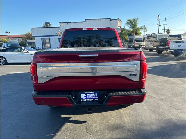 2016 Ford F150 SuperCrew Cab PLATINUM 4X4 ECOBOOST NAV BACK UP CAM 1 OWNER - 23081399 - 6