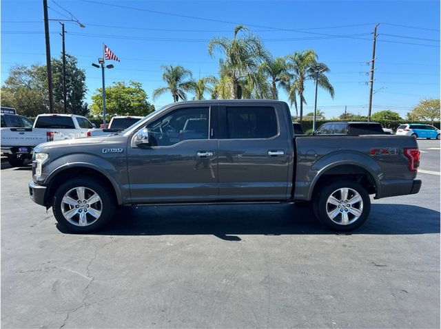 2016 Ford F150 SuperCrew Cab PLATINUM 4X4 NAVIGATION BACK UP CAM CLEAN - 23093827 - 9
