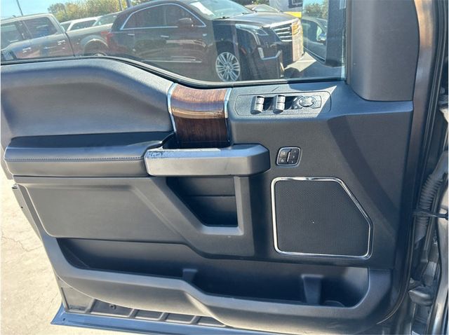 2016 Ford F150 SuperCrew Cab PLATINUM 4X4 NAVIGATION BACK UP CAM CLEAN - 23093827 - 10