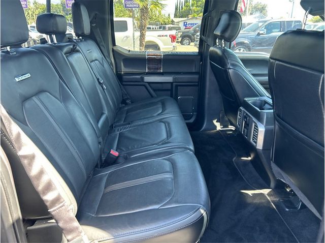 2016 Ford F150 SuperCrew Cab PLATINUM 4X4 NAVIGATION BACK UP CAM CLEAN - 23093827 - 29