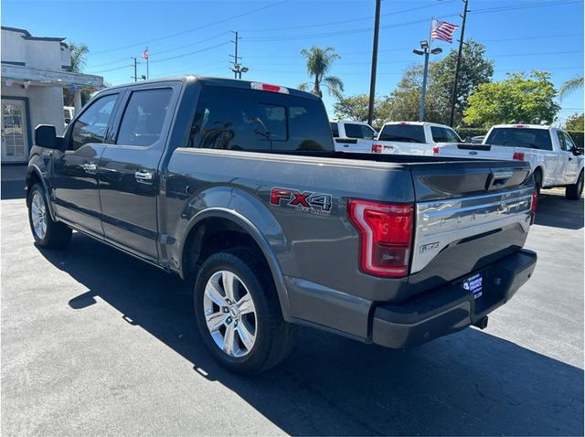 2016 Ford F150 SuperCrew Cab PLATINUM 4X4 NAVIGATION BACK UP CAM CLEAN - 23093827 - 8