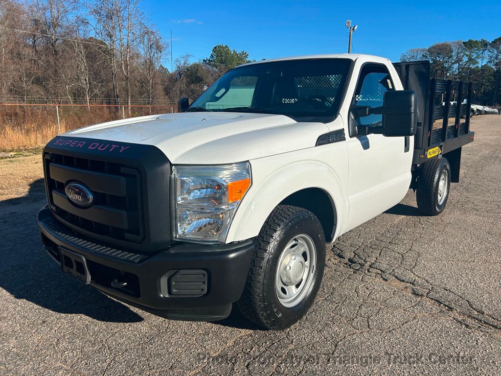 2016 Ford F250HD 8FT STAKE RACK BODY JUST 10k MILES! +HITCH RECEIVER! SUPER CLEAN UNIT! - 22945354 - 3