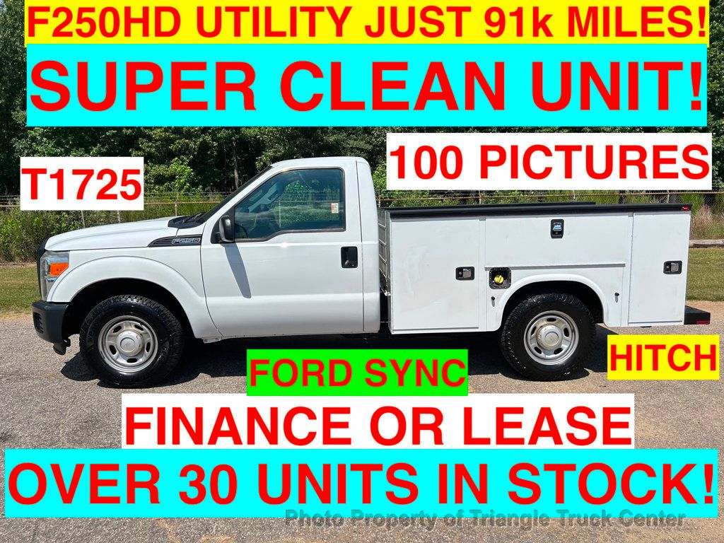 2016 Ford F250HD UTILITY BODY 91k MILES! SPECIAL! ONE OWNER! +HITCH RECEIVER! FINANCE OR LEASE! 100 PICTURES! - 22864547 | Video 1