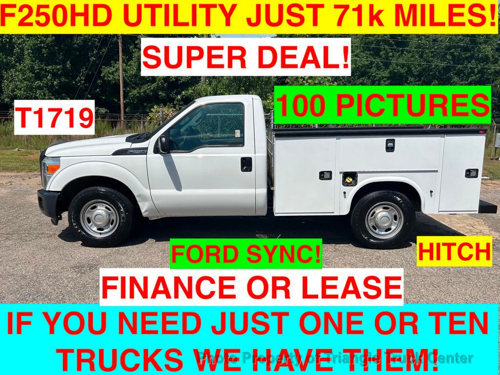 2016 Ford F250HD UTILITY BODY JUS 71k MILES! ONE OWNER! ++HITCH RECEIVER! FINANCE OR LEASE! 100 PICTURES! - 22864582 | Video 1