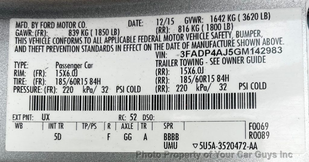 2016 Ford Fiesta 4dr Sedan S - 23091482 - 24