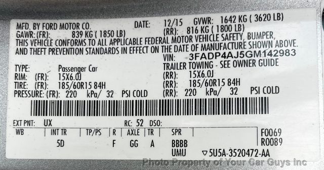 2016 Ford Fiesta 4dr Sedan S - 23091482 - 24