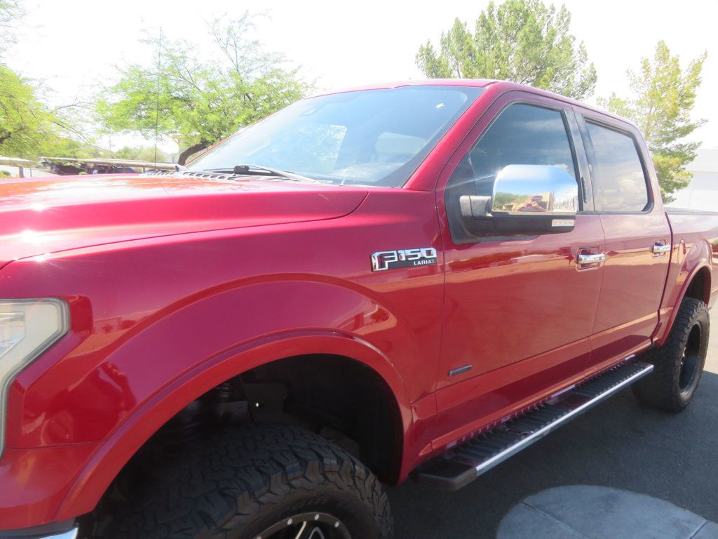 2016 Ford F-150 4X4 SUPERCREW LARIAT LIFTED EXTRA CLEAN LIFTED ECOBOOST  - 23043083 - 7