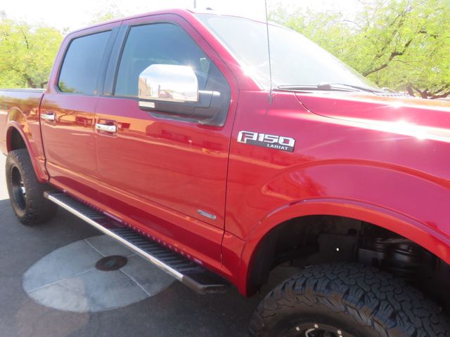 2016 Ford F-150 4X4 SUPERCREW LARIAT LIFTED EXTRA CLEAN LIFTED ECOBOOST  - 23043083 - 8