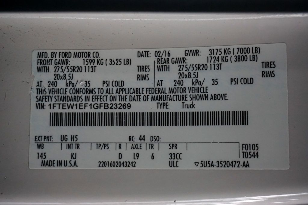 2016 Ford F-150 *King Ranch* *4x4* *5.0L V8* *Pano-Roof* - 22950417 - 26