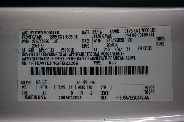 2016 Ford F-150 *King Ranch* *4x4* *5.0L V8* *Pano-Roof* - 22950417 - 26