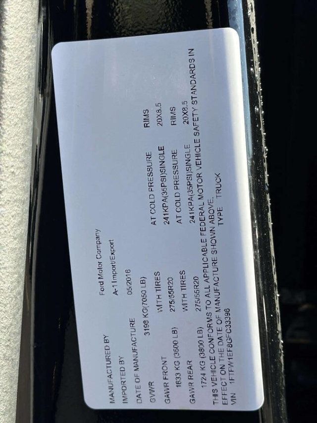 2016 Ford F-150 Lariat 4x4 4dr SuperCrew 6.5 ft. SB - 22950705 - 15