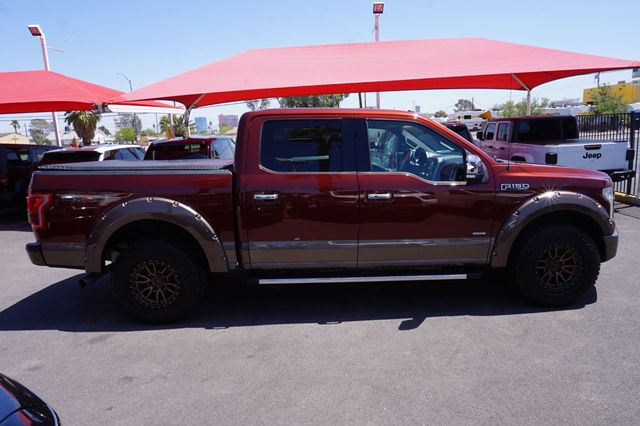 2016 Ford F-150 LARIAT, 4X4, PREMIUM WHEELS, PANORAMA MOON ROOF, LEATHER SEATS - 23016605 - 4