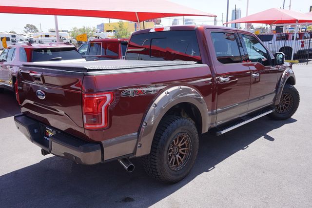 2016 Ford F-150 LARIAT, 4X4, PREMIUM WHEELS, PANORAMA MOON ROOF, LEATHER SEATS - 23016605 - 5
