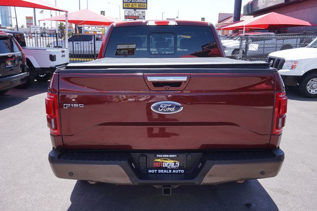 2016 Ford F-150 LARIAT, 4X4, PREMIUM WHEELS, PANORAMA MOON ROOF, LEATHER SEATS - 23016605 - 6